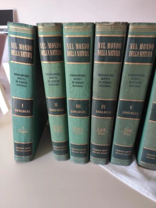 Enciclopedia motta di scienze naturali 10 volumi