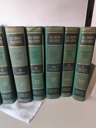 Enciclopedia motta di scienze naturali 10 volumi
