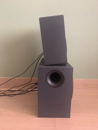 Altavoces Logitech 2.1 Negro/Gris