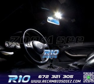KIT 15 BOMBILLAS LED INTERIOR BMW E46 COUPE SEDAN 318I 325I