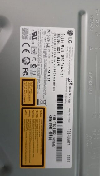 Grabadora DVD LG GSA-H44N c IDE