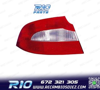 PILOTO IZQ PARA SKODA SUPERB 08-13 BLANCO ROJO