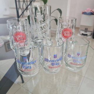 Set 6 Bicchieri Birra con Manico Heineken Schloss