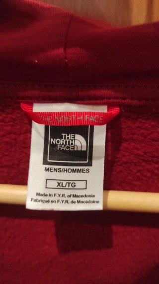 Sudadera The North Face con capucha roja