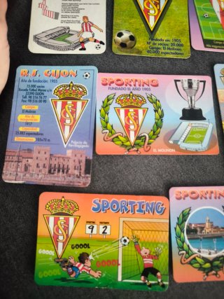 Lote calendarios bolsillo Sporting Gijón