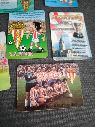 Lote calendarios bolsillo Sporting Gijón