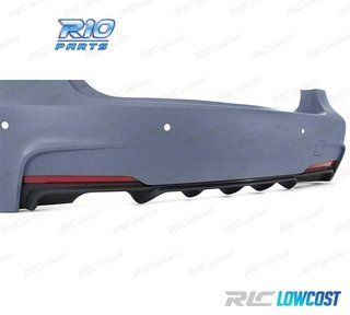 PARAGOLPES TRASERO BMW F30 LOOK M PERFORMANCE PDC DOBLE SALI
