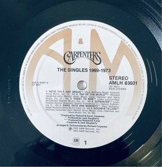 Carpenters - The Singles 1969-1973 | LP Vinilo