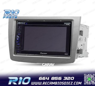 MARCO GRIS RADIO 2-DIN PARA ALFA ROMEO MITO