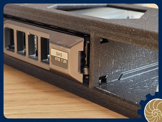 Rack 1U 10 para 2x HDD 3.5 Hot Swap