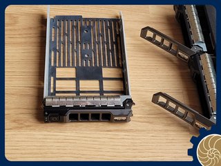 Rack 1U 10 para 2x HDD 3.5 Hot Swap