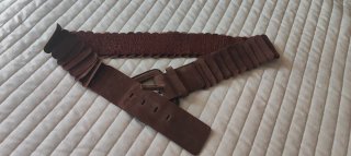 Cinturón elástico marrón 105-110 cm