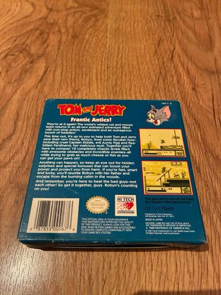 Tom and Jerry: Frantic Antics! Game Boy