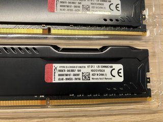 Kingston Fury HyperX DDR4 4Gx2 2133 cl4