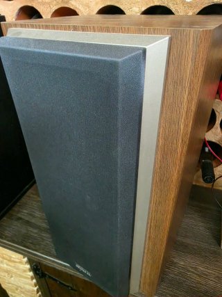 Pareja Altavoces AIWA 6 Ohm 100W Madera