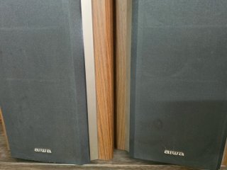 Pareja Altavoces AIWA 6 Ohm 100W Madera