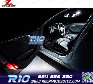 KIT 20 BOMBILLAS LED INTERIOR AUDI A4 S4 B8 QUATTRO AVANT