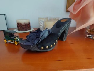 Zuecos sandalia Ras negra talla 37