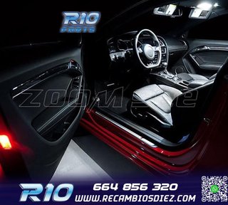 KIT 16 BOMBILLAS LED INTERIOR AUDI A5 S5 RS5 B8 08-15