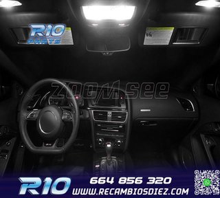 KIT 16 BOMBILLAS LED INTERIOR AUDI A5 S5 RS5 B8 08-15