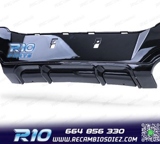 DIFUSOR BMW F20 F21 11-15 LOOK M PERFORMANCE NEGRO BRILLO O-