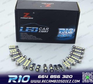 KIT 23 BOMBILLAS LED INTERIOR AUDI A4 S4 RS4 B6 B7 AVANT WAG