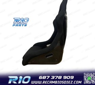 ASIENTO BAQUET SPEEDWAY NEGRO ESTILO EVO