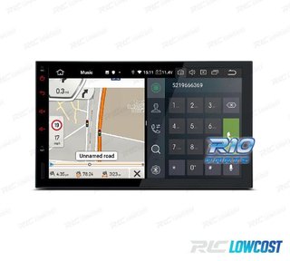 RADIO GPS ANDROID 14 2DIN 7" MULTIMEDIA GPS HD 3 USB SD