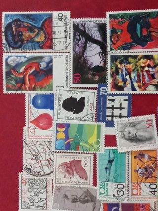 Conjunto sellos RFA 1974 completo en usado