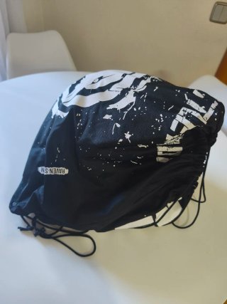Casco de Cross Raven Negro/Gris