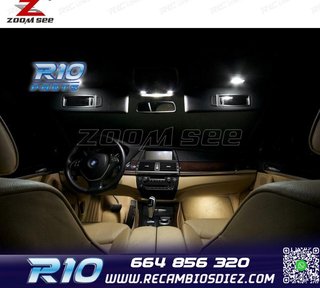 KIT 20 BOMBILLAS LED INTERIOR BMW X6 E71 E72 M 2008 -2014