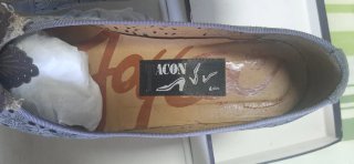 Zapatos de piel Tacon grises, hechos en España.