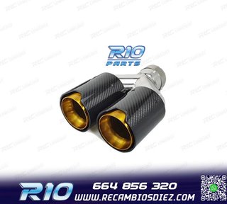 COLA ESCAPE DCH BMW LOOK M PERFORMANCE DORADO CARBONO