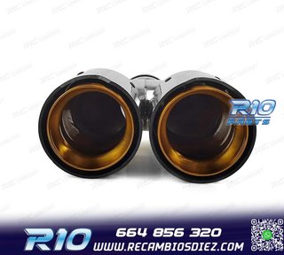 COLA ESCAPE DCH BMW LOOK M PERFORMANCE DORADO CARBONO