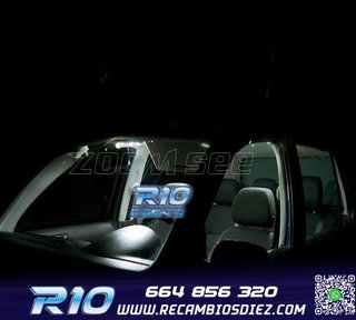 KIT DE 8 BOMBILLAS LED INTERIOR LUCES DE LECTURA PARA SEAT I