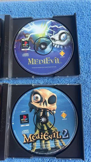 Lote MediEvil 1 y 2 PS1 PAL España
