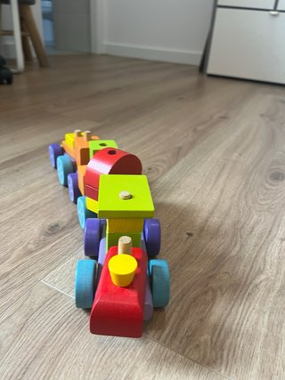 Tren de madera para niños