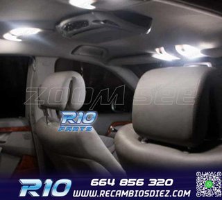 KIT 14 BOMBILLAS LED INTERIOR PARA MERCEDES CLK CLASE W209 C