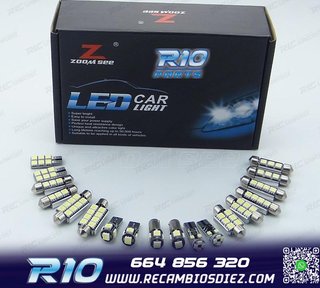 KIT 18 BOMBILLAS LED INTERIOR MERCEDES CLASE M W164 ML320 ML