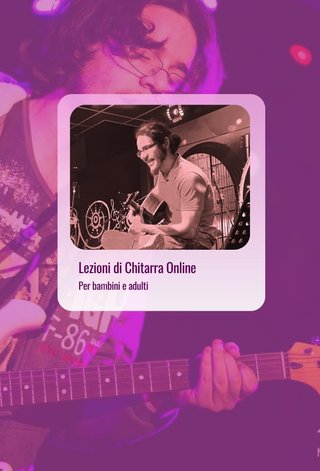 Lezioni di chitarra online