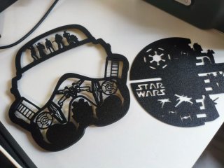 Pack 2 Cuadros Decorativos Star Wars