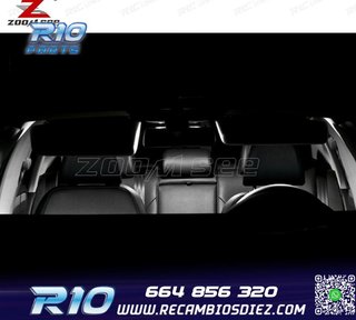 KIT 18 BOMBILLAS LED INTERIOR PASSAT B7 SEDÁN 12-15
