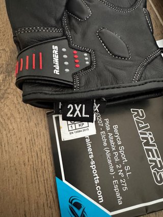 GUANTES MOTO RAINERS NEGROS (NUEVOS)