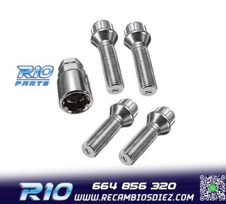 TORNILLOS ANTIRROBO LARGOS 14X125 CÓNICO