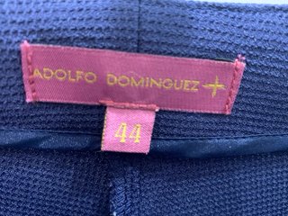 Pantalón Adolfo Domínguez Azul Marino Mujer