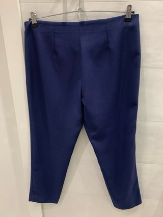Pantalón Adolfo Domínguez Azul Marino Mujer