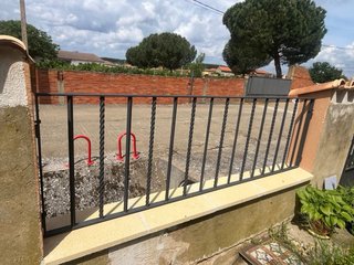 Reja de hierro forjado