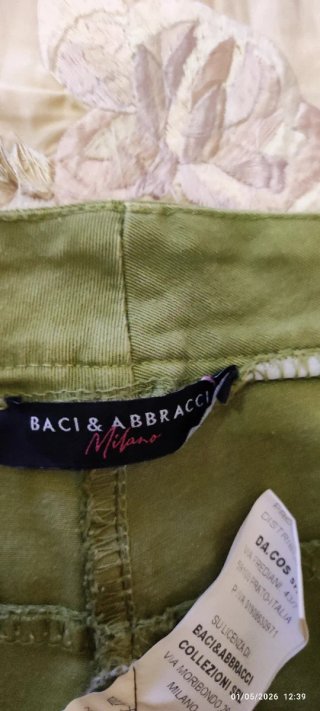 Jeans donna Baci & Abbracci verdi