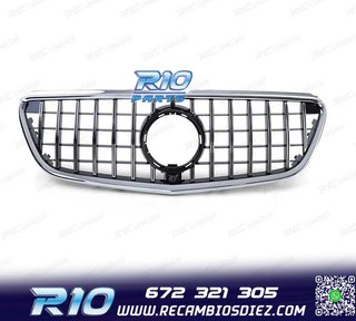 PARRILLA MERCEDES CLASE V W447 14-19 LOOK AMG NEGRO CROMO