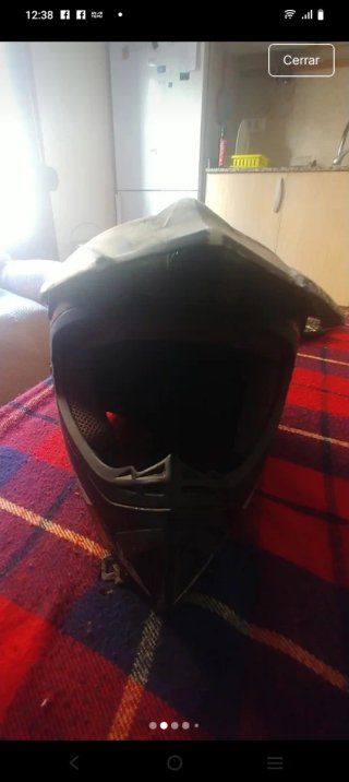 Casco Moto/Bici Cross Diseño Calavera